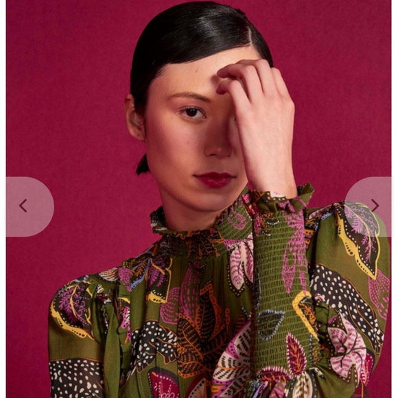 FARM Rio Mini Dress Wild Jungle Green - Picture 5 of 8